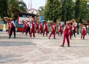 Jaga Kebugaran Anggota AKP Zahirin Olahraga Bersama Anggota