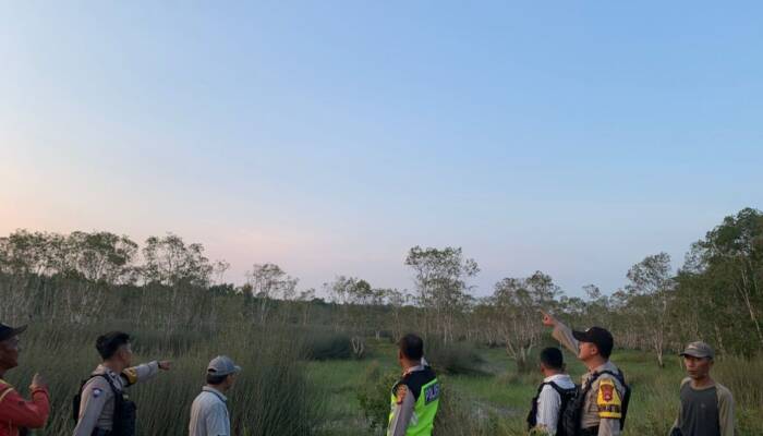 Kapolsek Cempaka dan Anggota Cek Titik Hotspot