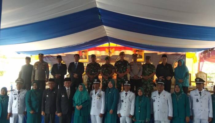 Polsek Cempaka Amankan Pelantikan Kades