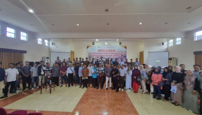 Sosialisasi Penyaluran Pupuk Bersubsidi dengan Aplikasi I-Pubers Bersama Distributor dan Pengecer Se OKU Timur