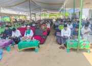 Anggota Polsek Belitang II Amankan Kegiatan Pengajian Muslimat NU Desa Sumber Harapan