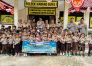 Polsek Madang Suku I Diserbu Anak – Anak TK, Anggota Siap Terima