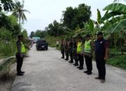 Pengamanan Kunjungan Calon Bupati OKU Timur oleh Anggota Polsek Belitang II