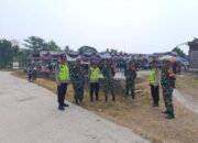 Pengaman Kunjungan Calon Bupati Pada Acara Senam Sehat di Desa Srimulyo