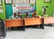 Mewakili Kapolsek Belitang II Kanit Binmas Hadiri Musrembangdes Purworejo