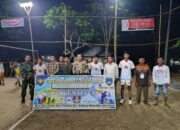 Kapolsek Belitang II Hadiri Pembukaan Turnamen Voli di Desa Ulak Buntar, ini Pesannya