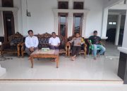 Polsek Semendawai Suku III Lakukan Silaturahmi dengan Tokoh Masyarakat Desa Trimoharjo