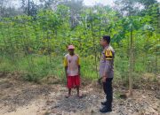 Polsek Semendawai Suku III Dukung Program Ketahanan Pangan Nasional
