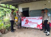 Polsek Belitang II Bagikan Bantuan Sosial dalam Rangka HUT Bhayangkara ke-79