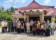 Kunjungan Camat Belitang II, Danramil Belitang II, dan Camat Belitang Mulya dalam Rangka HUT Bhayangkara ke-79