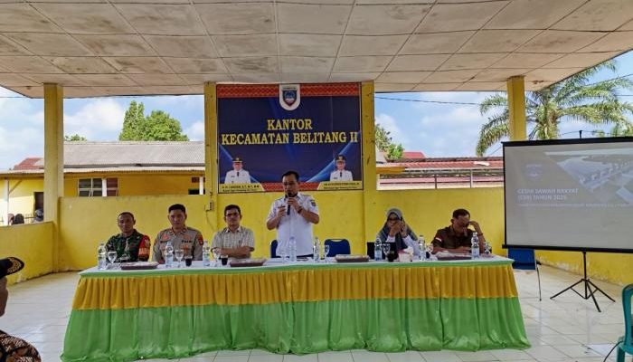 Rapat Koordinasi Percepatan Percetakan Sawah Rakyat (CSR) Tahun 2025 di Kecamatan Belitang II