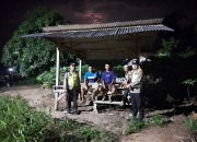 Kapolsek Belitang II bersama Anggota Lakukan Pengecekan Poskamling, Antisipasi 3 C