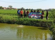 Polsek Semendawai Suku III Dukung Ketahanan Pangan, Bhabinkamtibmas Lakukan Pengecekan Kolam Patin Milik Warga