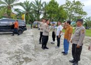 Kapolres OKU Timur Berikan Arahan dan Pengecekan Kesehatan kepada Personil Polsek Belitang II