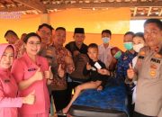 Kapolres Kunjungi Polsek Cempaka Sekaligus Buka Kegiatan Sosial Khitanan Massal