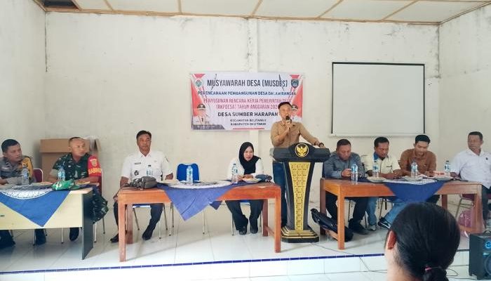 Musyawarah Desa Sumber Harapan Bahas Rencana Pembangunan Tahun 2026