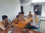 Anggota Polsek Madang Suku I Laksanakan Bimbingan dan Penyuluhan Terhadap Perangkat Desa