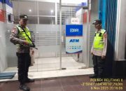 Patroli Objek Vital di ATM Bank BRI Unit Sumber Jaya