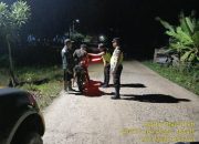 Patroli Subuh Polsek Belitang II Jaga Keamanan Desa Karang Manik