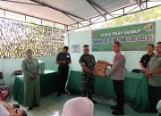 Kapolsek Belitang II Hadiri Pisah Sambut Danramil Belitang II