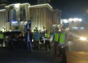 Patroli Gabungan Jaga Keamanan Malam Tahun Baru di BP Peliung