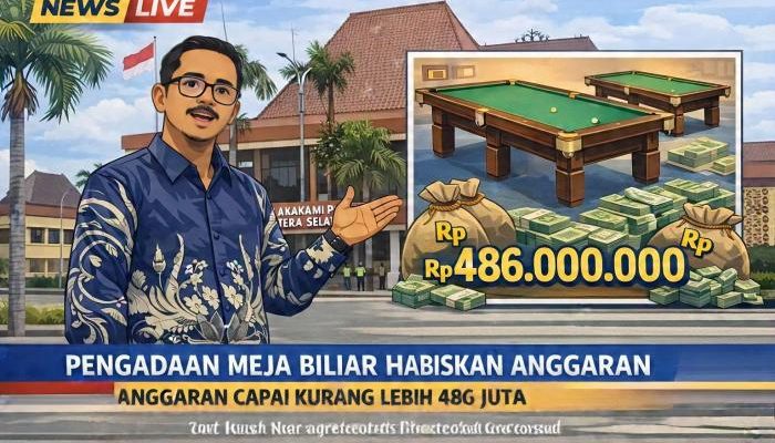 Kritik Pedas untuk DPRD Sumsel: Meja Biliar Setengah Miliar di Tengah Penderitaan Rakyat